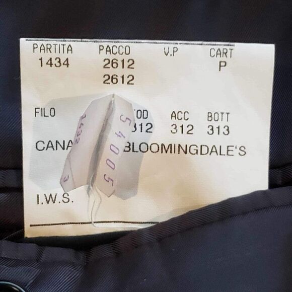 CANALI Coat Sport Jacket Blazer Wool Gray Stripe Three Button Mens 54L US 44 - Picture 13 of 15